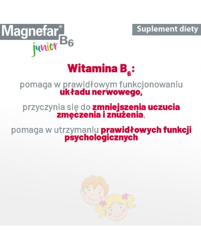 Magnefar B6 Junior płyn 120 ml