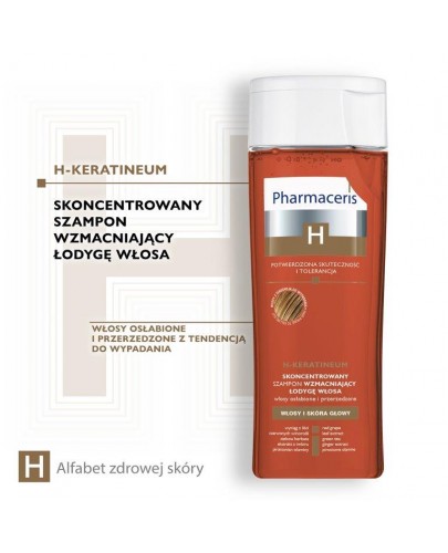 Pharmaceris H Keratineum szampon wzmacniający do włosów osłabionych 250 ml 