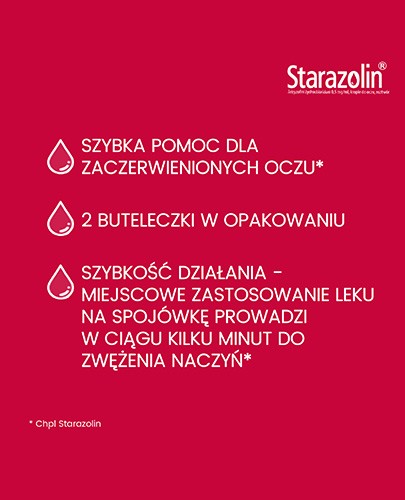 Starazolin 0,5 mg/ml krople do oczu 2 x 5 ml