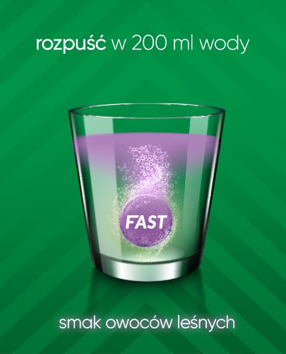 Vigor Up Fast o smaku owoców leśnych 20 tabletek musujących