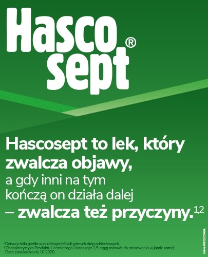 Hascosept 1,5 mg/g płyn do płukania jamy ustnej 100 g