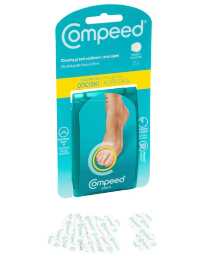 Compeed plastry na odciski między palcami 10 sztuk