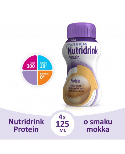 Nutridrink Protein smak mokka 4x 125 ml