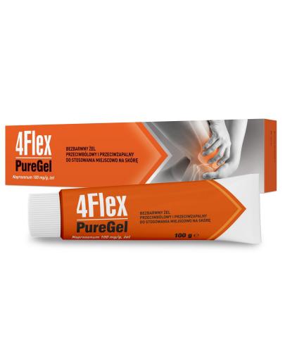 zdjęcie produktu 4 Flex Pure Gel 100mg/g na ból i stan zapalny mięśni i stawów żel 100 g