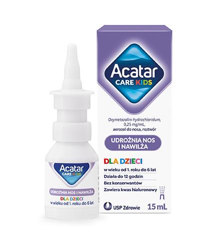 podgląd produktu Acatar Care Kids aerozol do nosa 0,25 mg/ml 15 ml