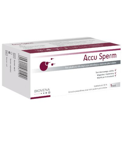 podgląd produktu Accu Sperm test płodności dla mężczyzn określający stężenie plemników 1 sztuka