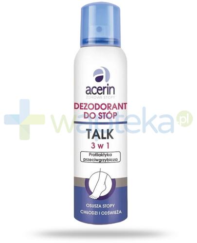 podgląd produktu Acerin Talk dezodorant 3w1 do stóp z talkiem 150 ml