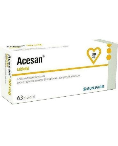 podgląd produktu Acesan 30 mg 63 tabletki
