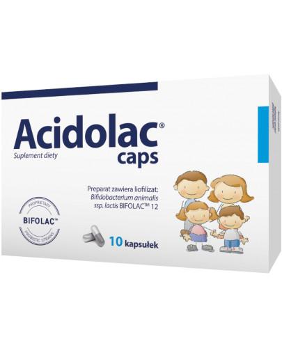 podgląd produktu Acidolac caps 10 kapsułek