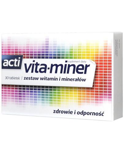podgląd produktu Acti Vita-miner 30 tabletek