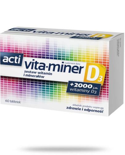 zdjęcie produktu Acti Vita-Miner D3 60 tabletek