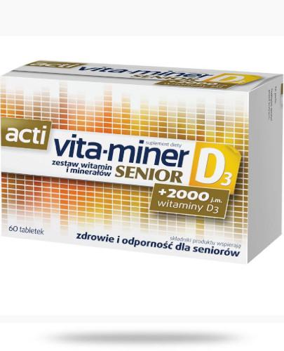 podgląd produktu Acti Vita-Miner Senior D3 60 tabletek