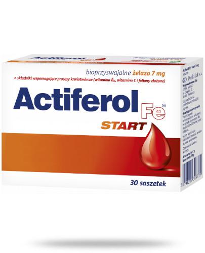 podgląd produktu Actiferol Fe Start bioprzyswajalne żelazo 7 mg 30 saszetek