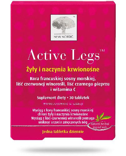 zdjęcie produktu Active Legs Żyły i naczynia krwionośne 30 tabletek