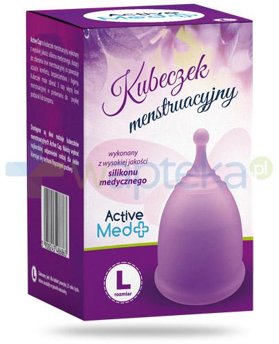podgląd produktu Active Med kubeczek menstruacyjny romiar L, fioletowy 1 sztuka