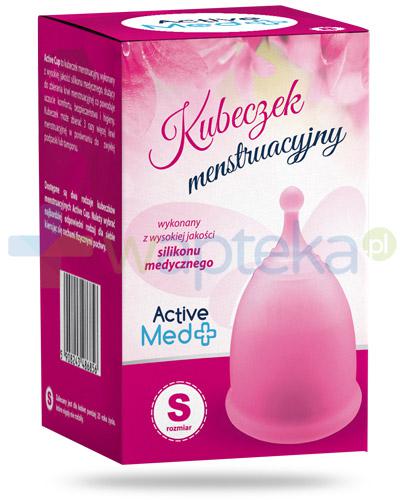 podgląd produktu Active Med kubeczek menstruacyjny romiar S, różowy 1 sztuka