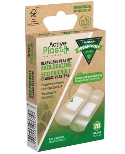 podgląd produktu ActivePlast ECO Friendly klasyczne plastry ekologiczne 20 x 70 mm 20 sztuk