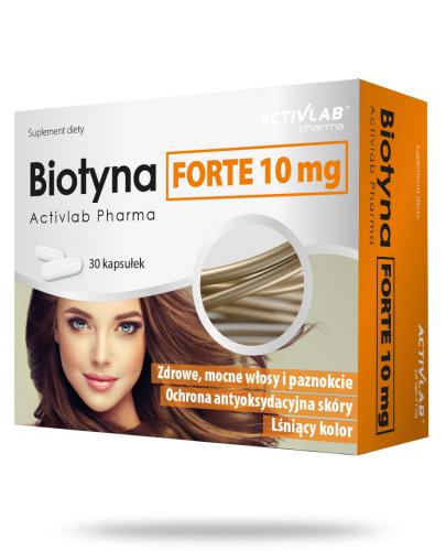 zdjęcie produktu Activlab Pharma Biotyna forte 10 mg 30 kapsułek