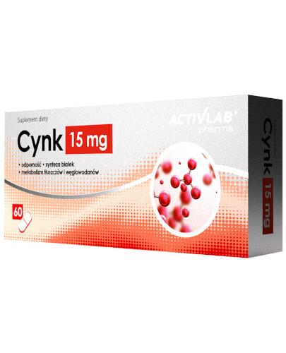 podgląd produktu Activlab Pharma Cynk 15mg 60 kapsułek
