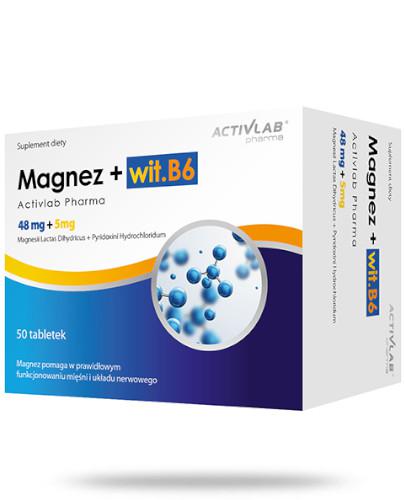 zdjęcie produktu Activlab Pharma Magnez + wit. B6 50 kapsułek