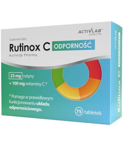 podgląd produktu ActivLab Rutinox C Odporność 75 tabletek
