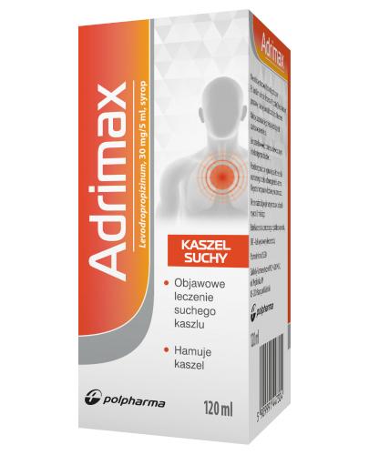 podgląd produktu Adrimax 30 mg/5 ml syrop 120 ml