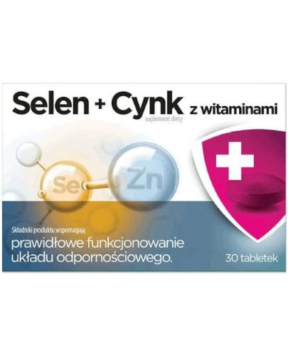 podgląd produktu Aflofarm Selen + Cynk z witaminami 30 tabletek