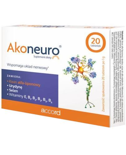 podgląd produktu Akoneuro 20 tabletek