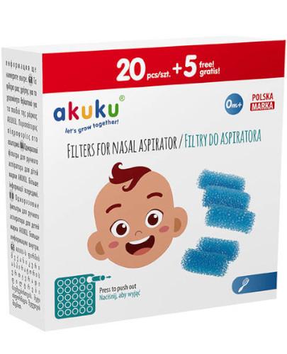 podgląd produktu Akuku filtry do aspiratora 25 sztuk [A0037]