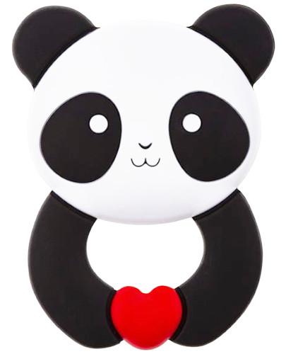 podgląd produktu Akuku gryzak silikonowy Panda 1 sztuka [A0055]