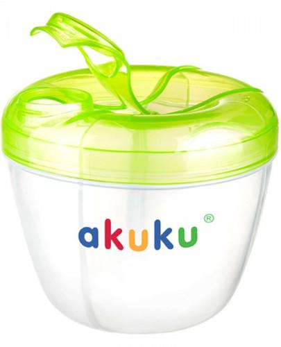 podgląd produktu Akuku pojemnik na mleko w proszku zielony 1 sztuka [A0361]