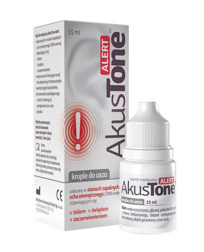 podgląd produktu AkusTone Alert krople do uszu 15 ml