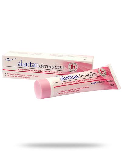 podgląd produktu Alantan Dermoline krem ochronny półtłusty z witaminą A+E 50 g