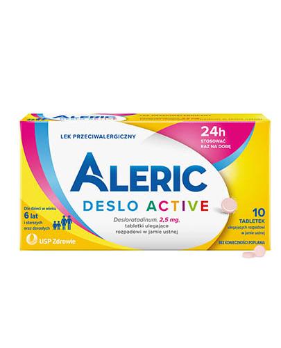 podgląd produktu Aleric Deslo Active 2,5mg 10 tabletek