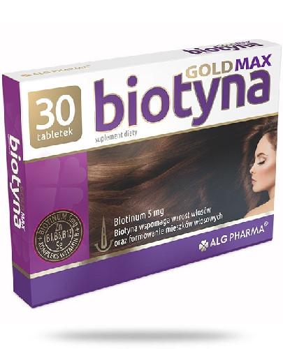 podgląd produktu Alg Pharma Biotyna Gold Max 30 tabletek