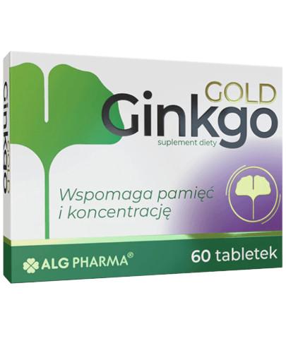 podgląd produktu Alg Pharma Ginkgo total 60 tabletek