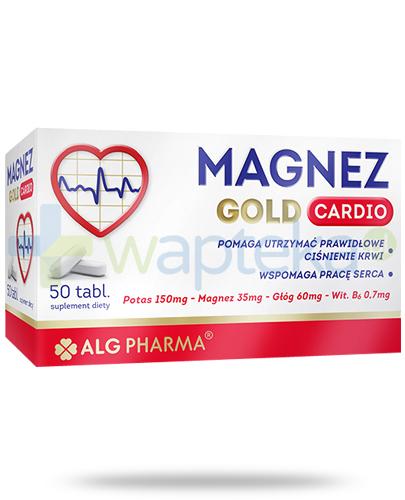 podgląd produktu Alg Pharma Magnez Gold Cardio 50 tabletek