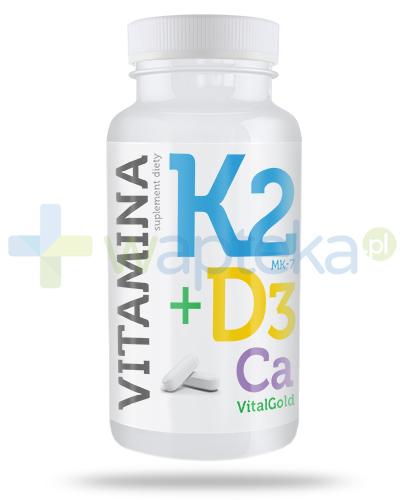 Alg Pharma Witamina K2 Mk 7 D3 Vitalgold 60 Tabletek