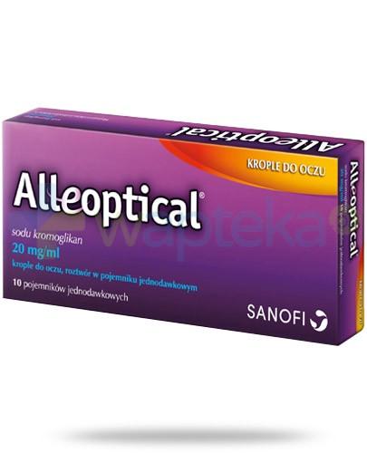 podgląd produktu Sanofi Alleoptical 20mg/ml krople do oczu 10 sztuk