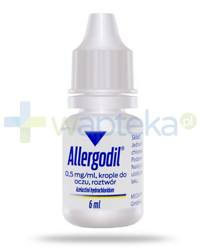 podgląd produktu Allergodil 0,5mg/ml krople do oczu 6 ml