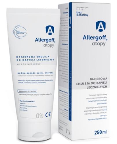 podgląd produktu Allergoff Atopy barierowa emulsja do kąpieli leczniczych 250 ml