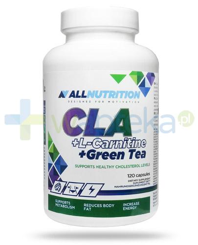 zdjęcie produktu Allnutrition CLA + L-carnitine + Green Tea 120 kapsułek 