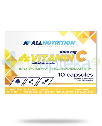 podgląd produktu Allnutrition witamina C 1000mg z bioflawonoidami 10 kapsułek