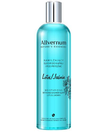 podgląd produktu Allvernum nawilżający eliksir do kąpieli i pod prysznic lotos i jaśmin 500 ml
