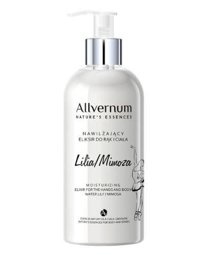 podgląd produktu Allvernum nawilżający eliksir do rąk i ciała lilia i mimoza 300 ml