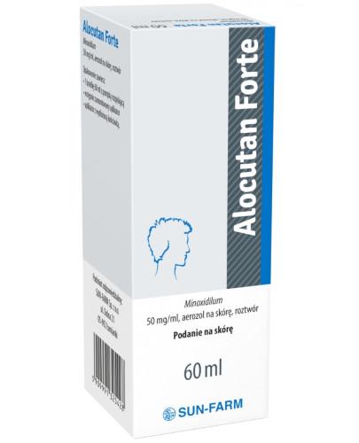 podgląd produktu Alocutan Forte 50 mg/ml aerozol na skórę 60 ml