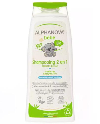 podgląd produktu Alphanova Bebe organiczny delikatny szampon do włosów 200 ml