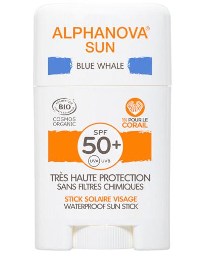 podgląd produktu Alphanova Sun krem z filtrem w sztyfcie SPF 50+ Blue Whale 12 g