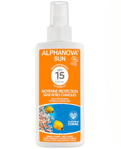 podgląd produktu Alphanova Sun spray przeciwsłoneczny SPF 15 125 g