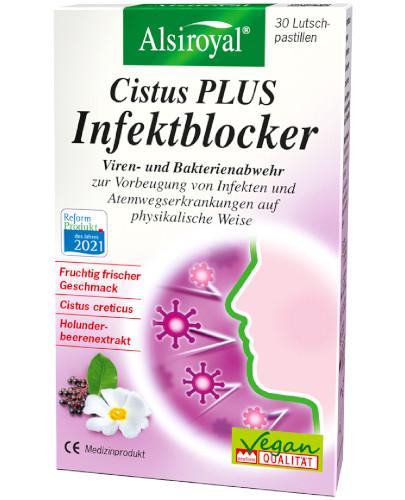 zdjęcie produktu Alsiroyal Cistus Plus Infect Blocker 30 pastylek do ssania na gardło